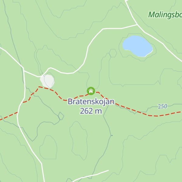 Map of Bratenskojan