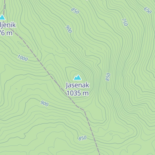 Map of Jasenak