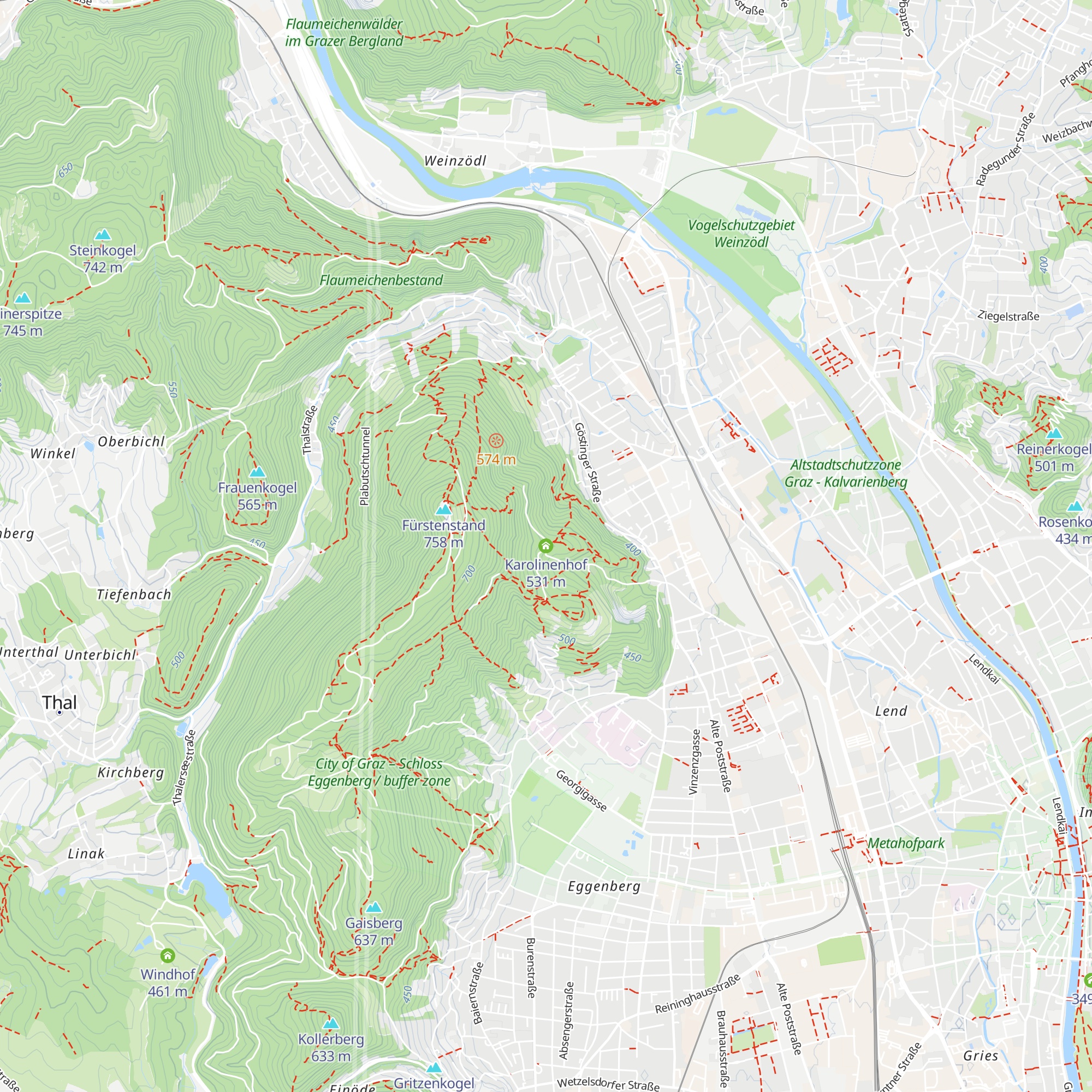Karolinenhof map
