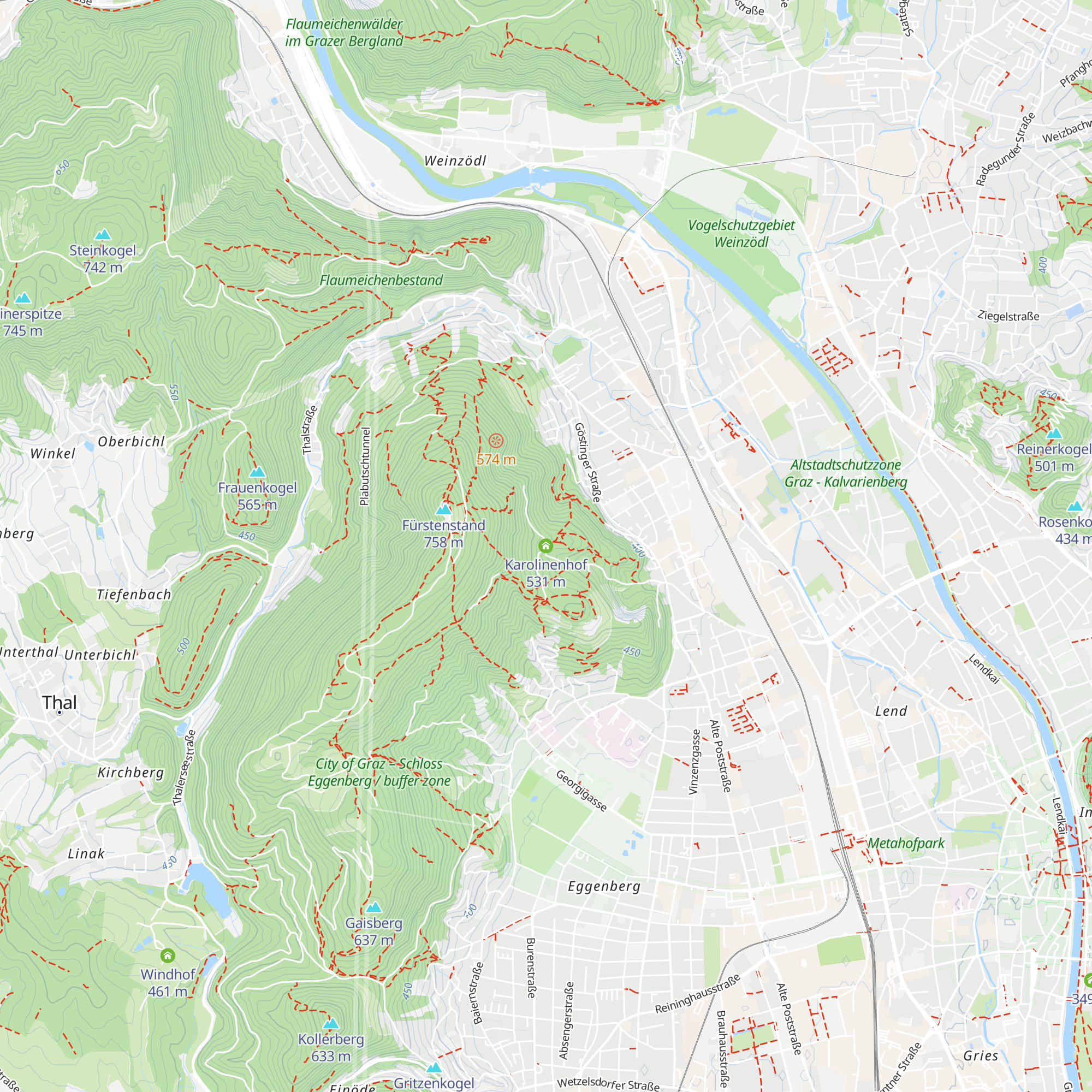 Karolinenhof map