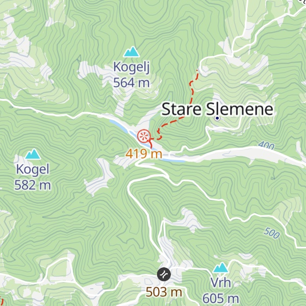 Map of Gostilna Gastuž