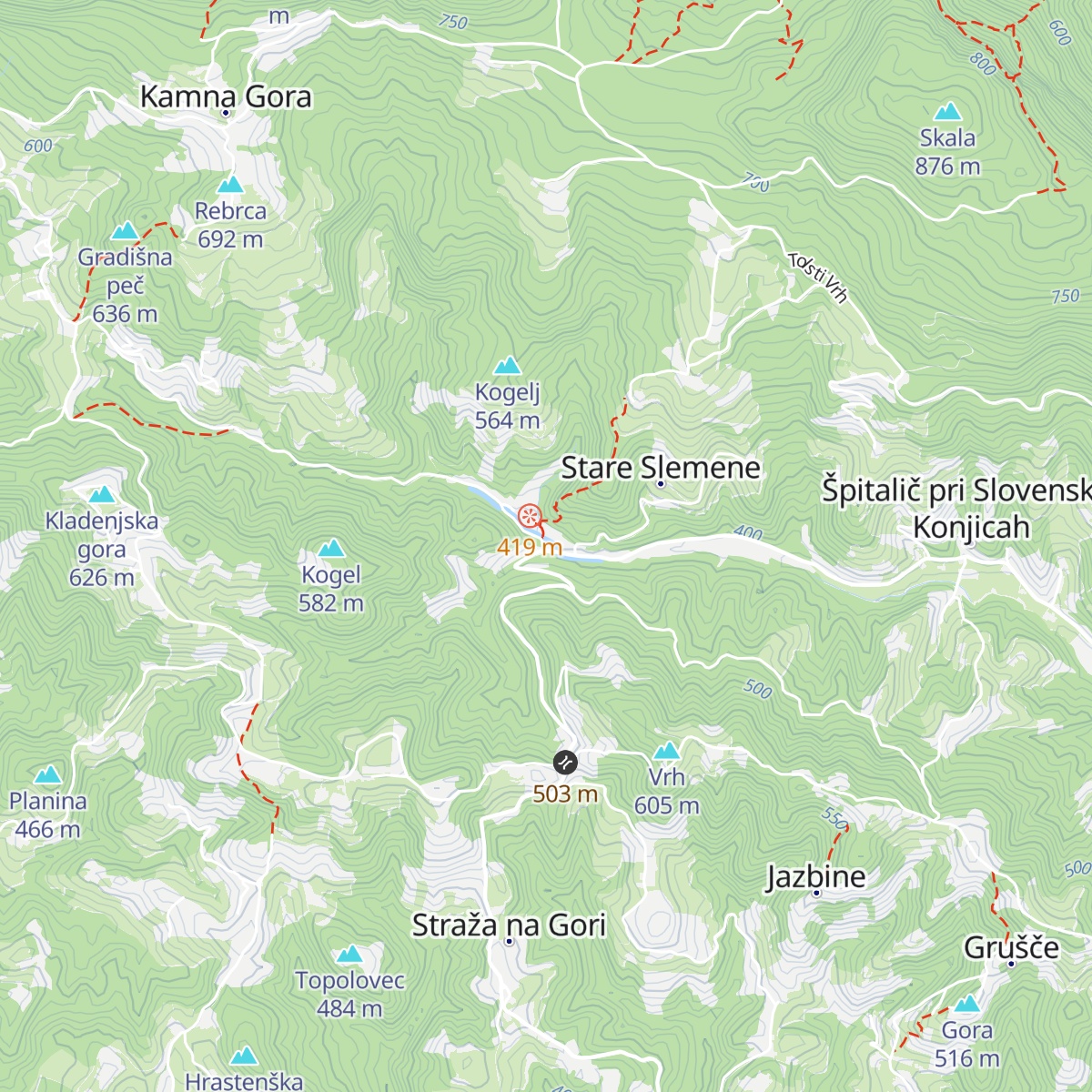 Gostilna Gastuž map