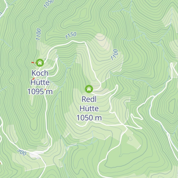 Map of Redl Hütte
