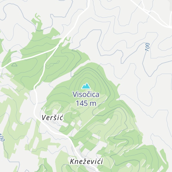 Map of Visočica