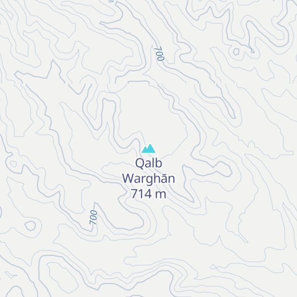 Map of Qalb Warghān