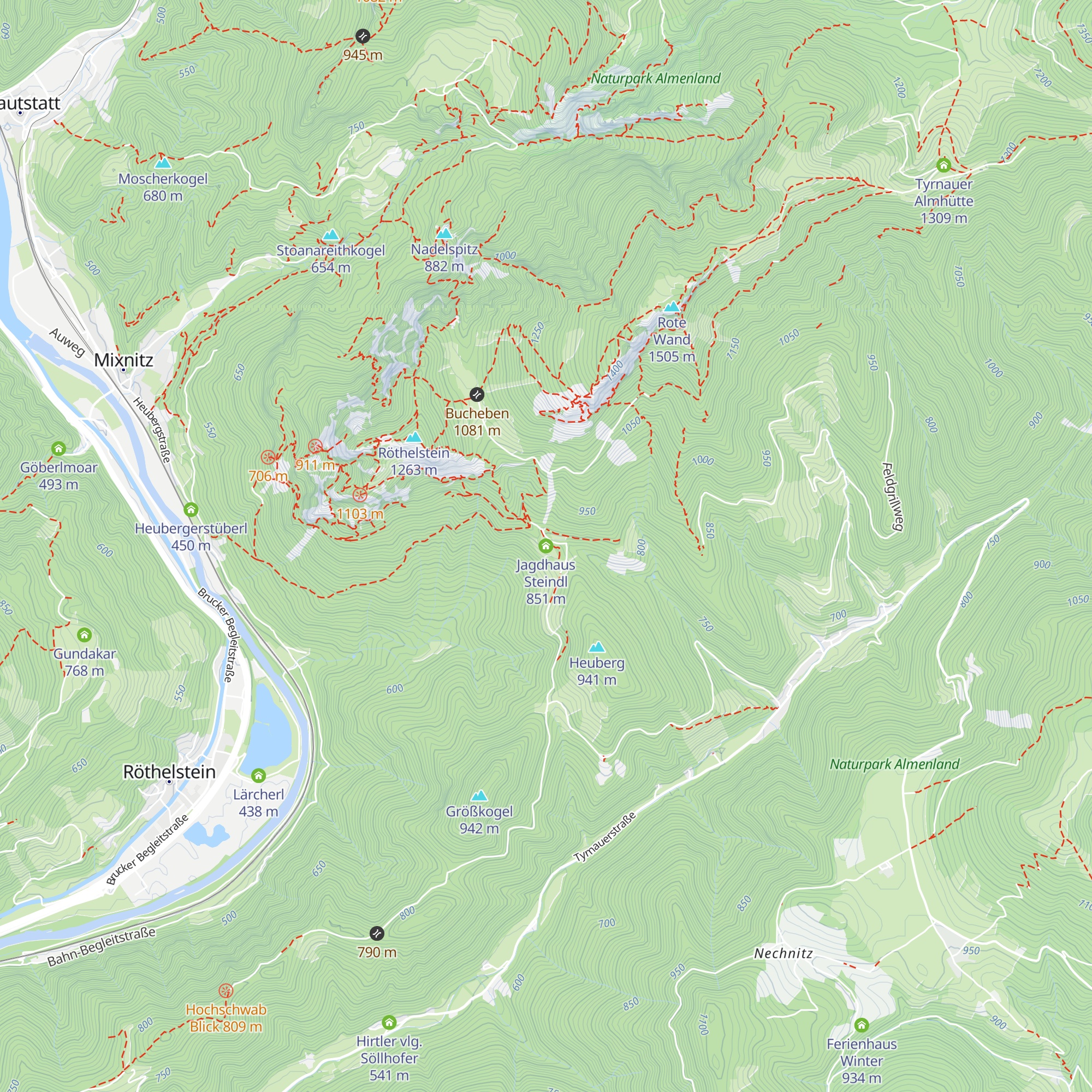 Jagdhaus Steindl map