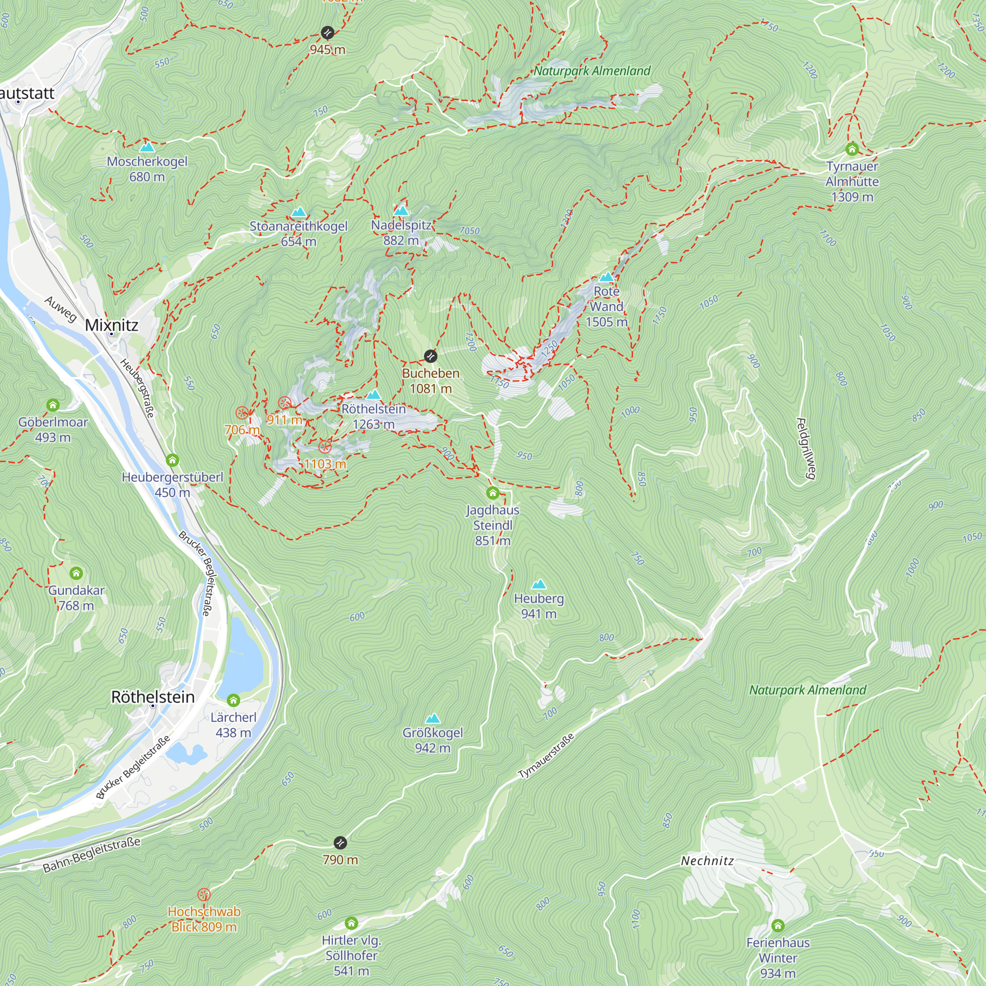 Jagdhaus Steindl map