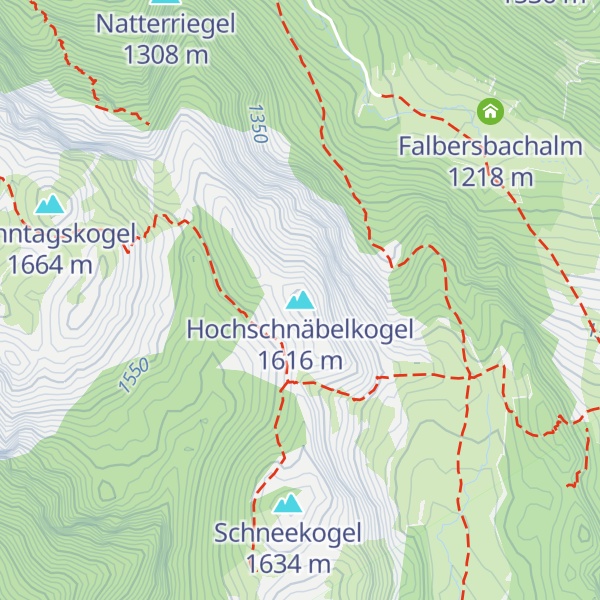 Map of Hochschnäbelkogel