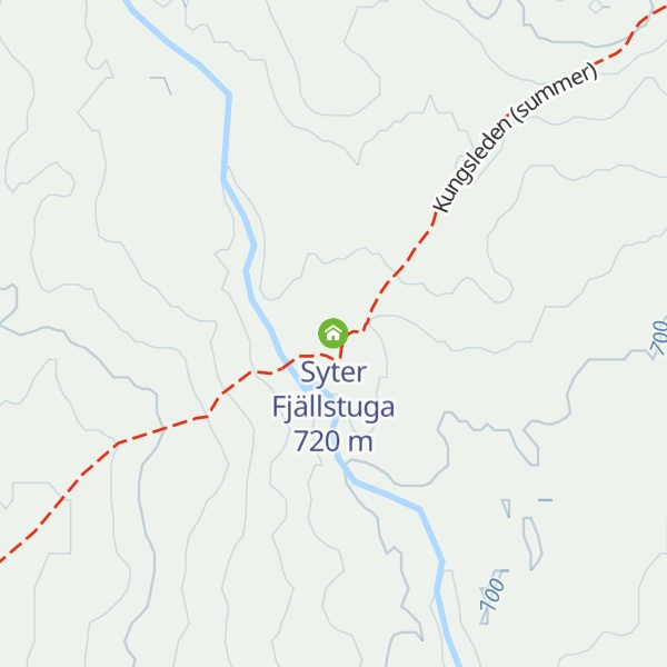 Map of Syter Fjällstuga