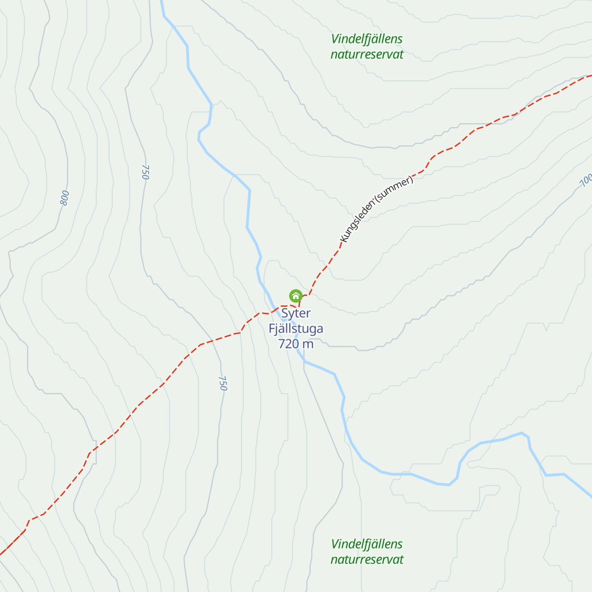 Syter Fjällstuga map
