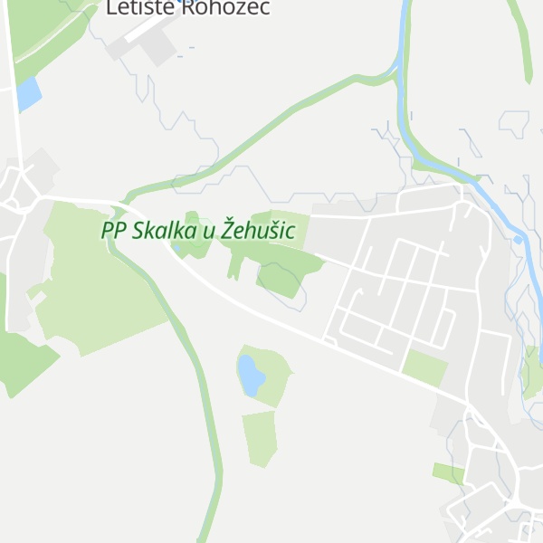 Map of Žehušická skalka