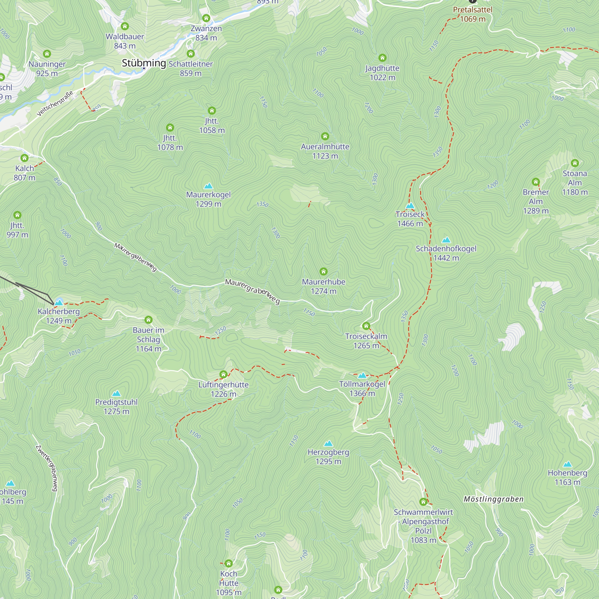 Jagdhütte map