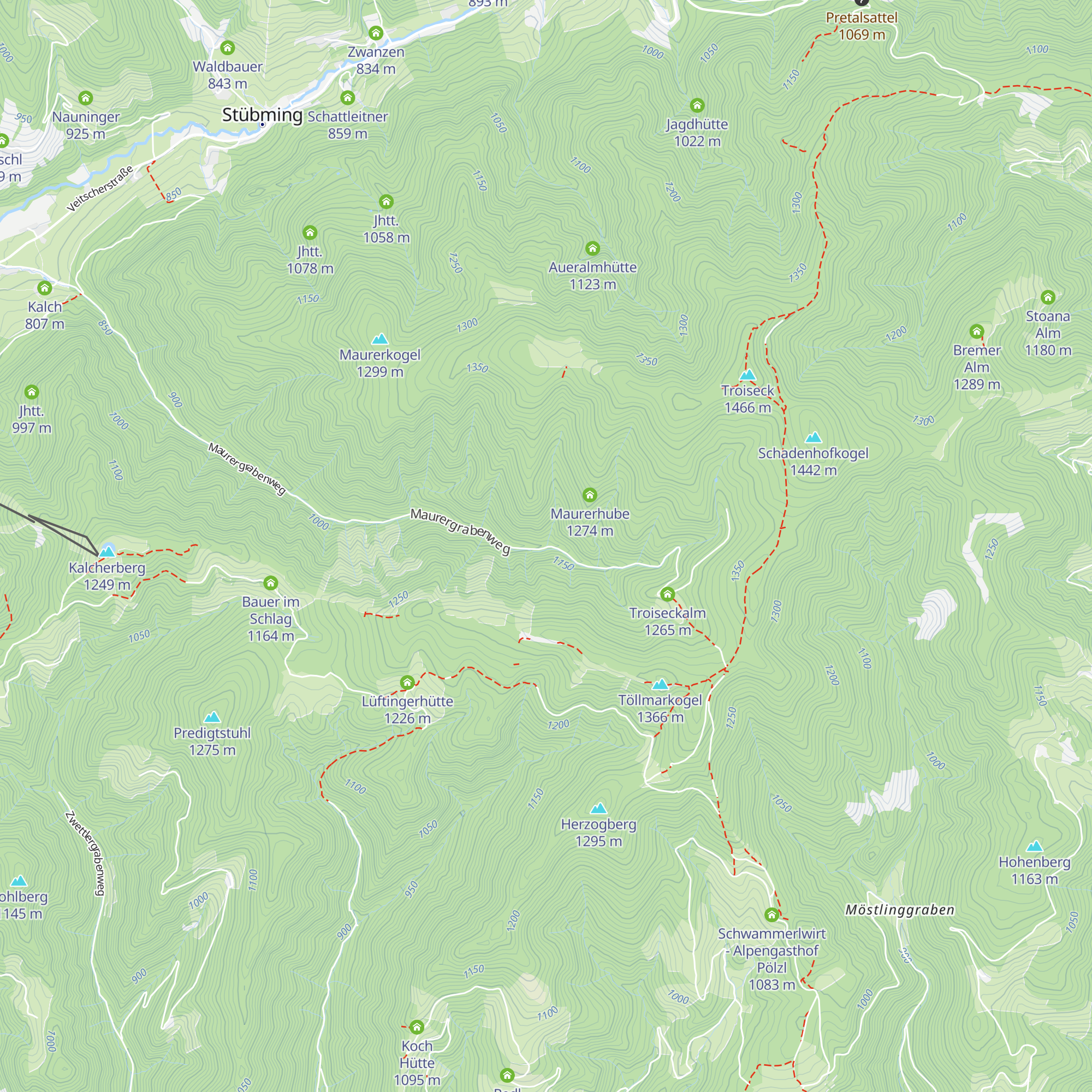 Jagdhütte map