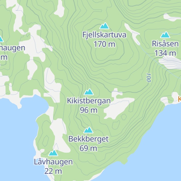 Map of Storåsen