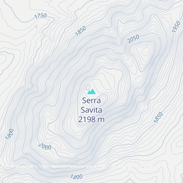 Map of Serra Savita