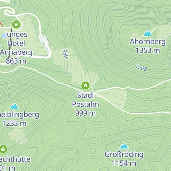 Map of Stadl Postalm