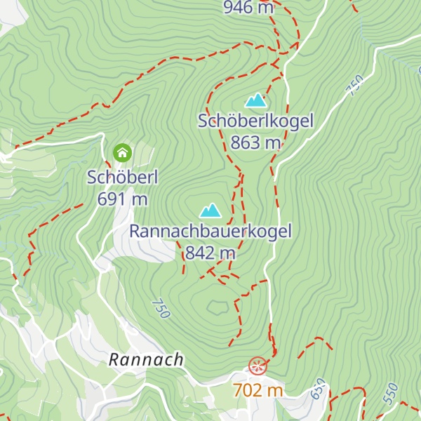 Map of Rannachbauerkogel