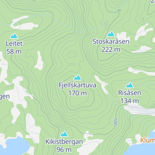 Map of Fjellskartuva
