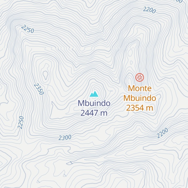 Map of Mbuindo