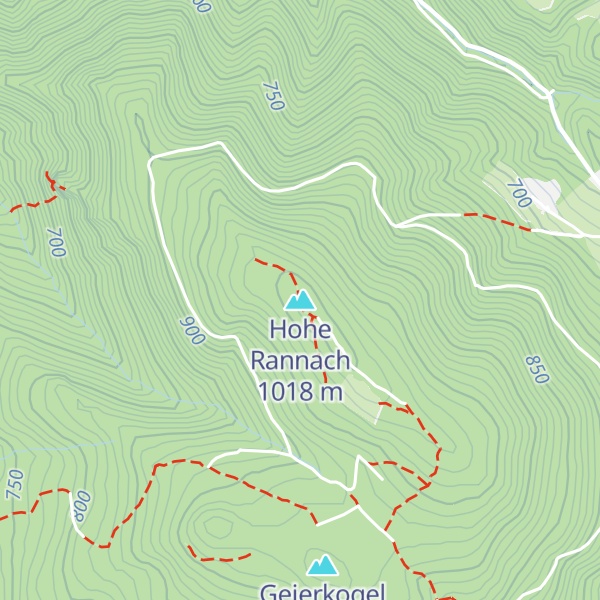 Map of Hohe Rannach