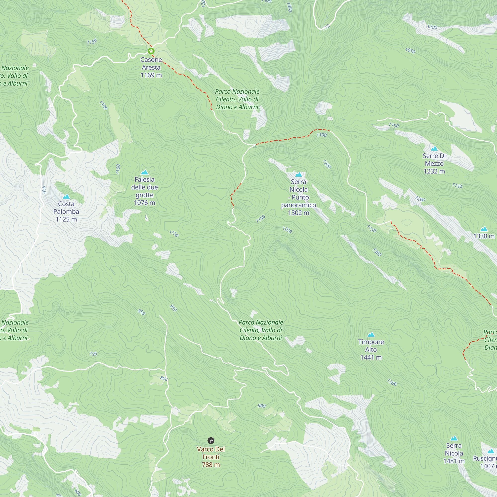 Rifugio Corcomone map