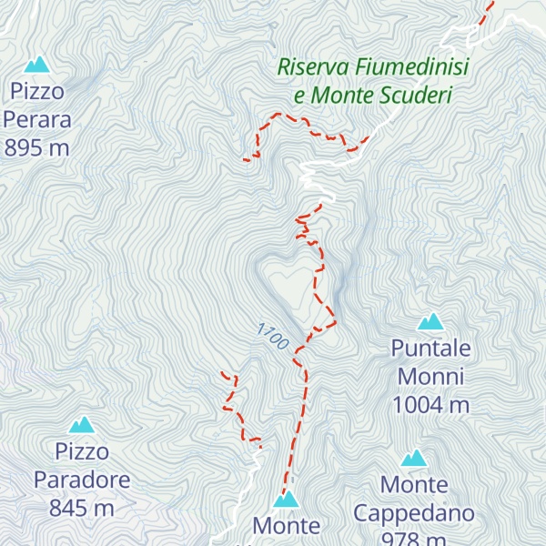 Map of Monte Scuderi