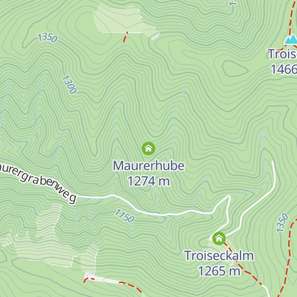 Map of Maurerhube