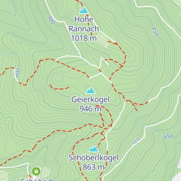 Map of Geierkogel