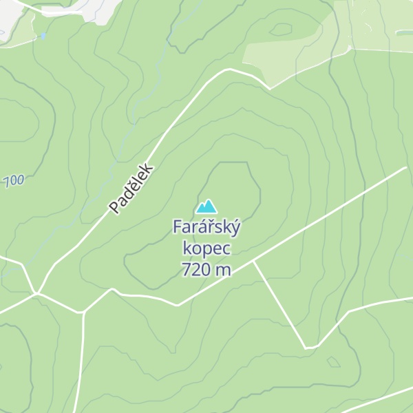 Map of Farářský kopec
