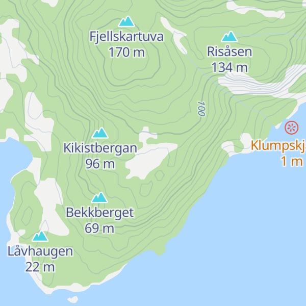 Map of Osphaugen