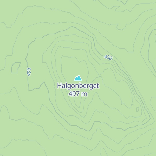 Map of Halgonberget
