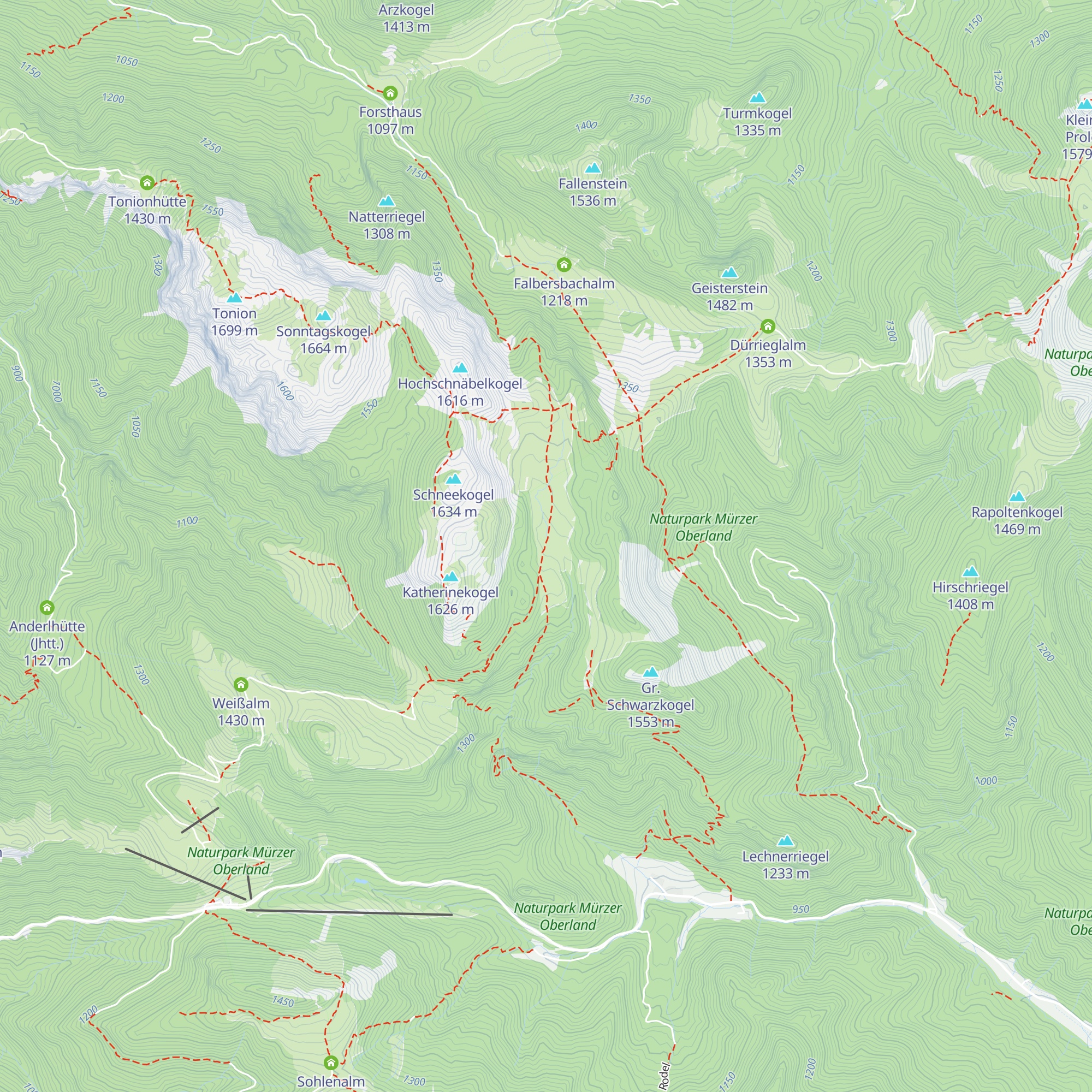 Herrenboden map
