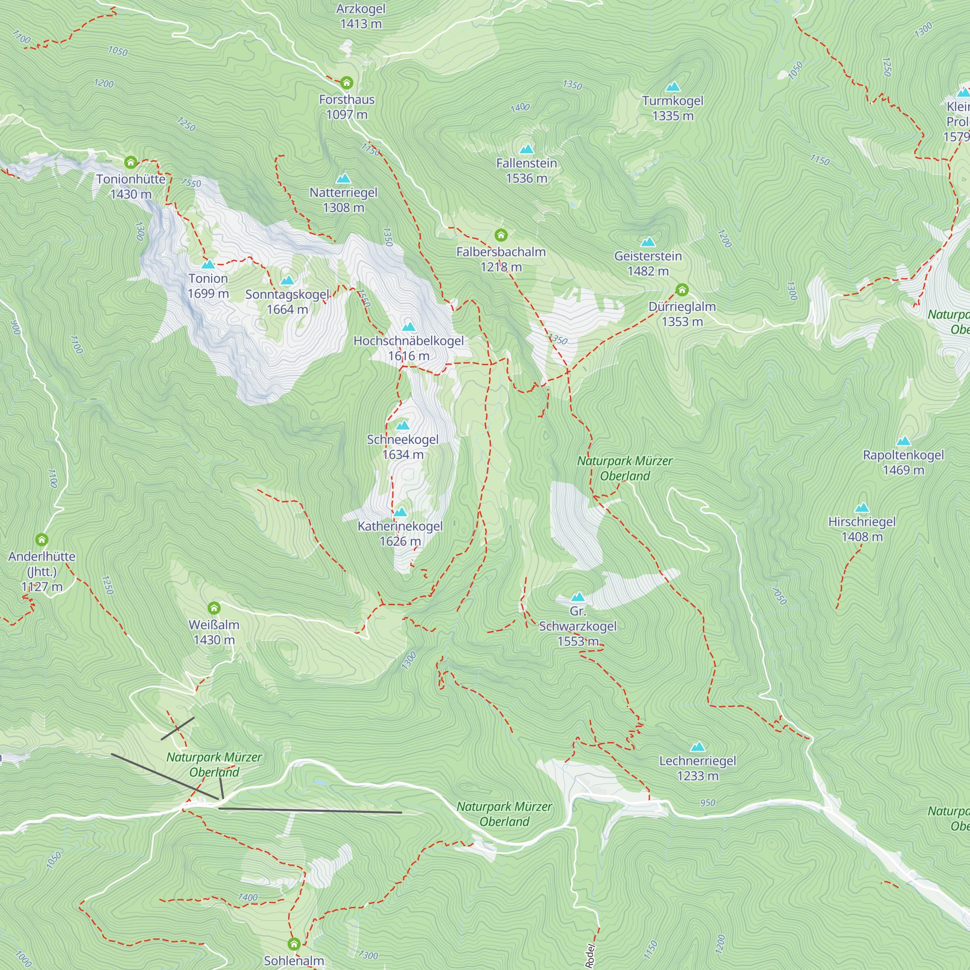 Herrenboden map