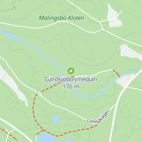 Map of Gärdsjöbosmedjan