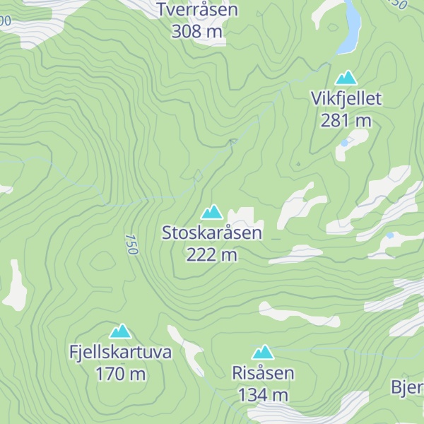 Map of Stoskaråsen