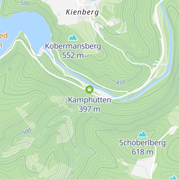 Map of Kamphütten