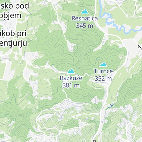 Map of Razkuže