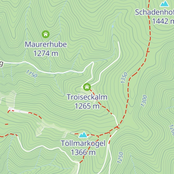 Map of Troiseckalm