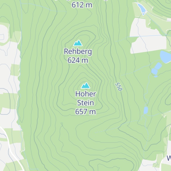 Map of Hoher Stein