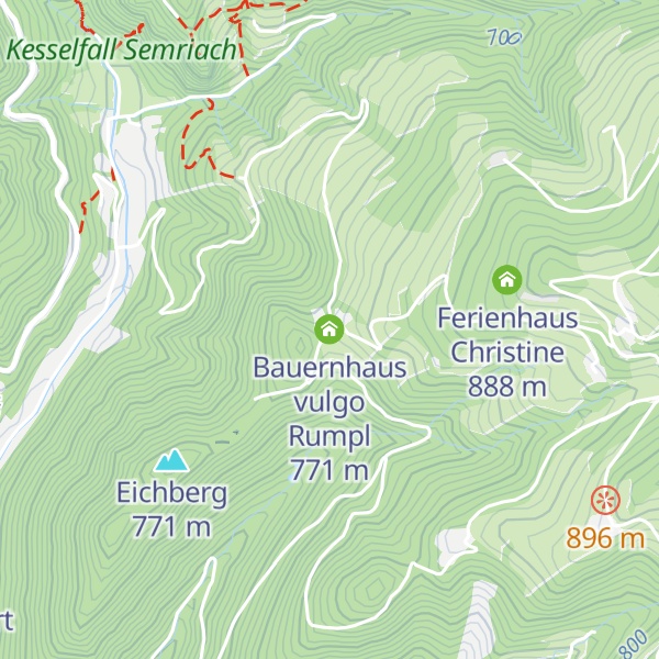 Map of Bauernhaus vulgo Rumpl