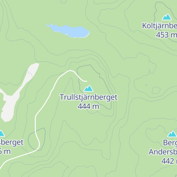 Map of Trullstjärnberget