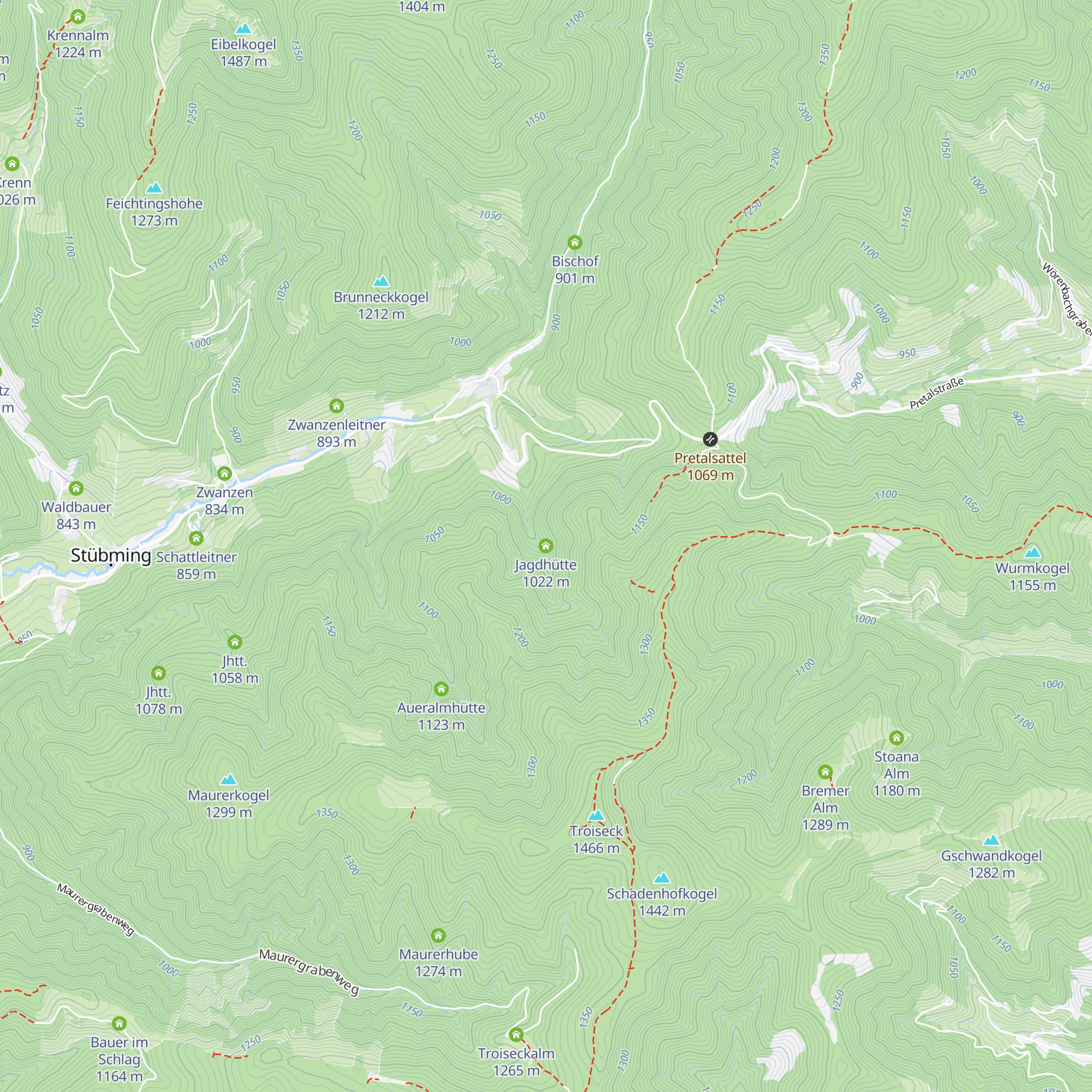Jagdhütte map