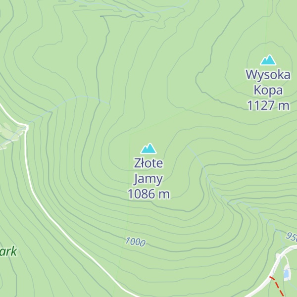 Map of Złote Jamy