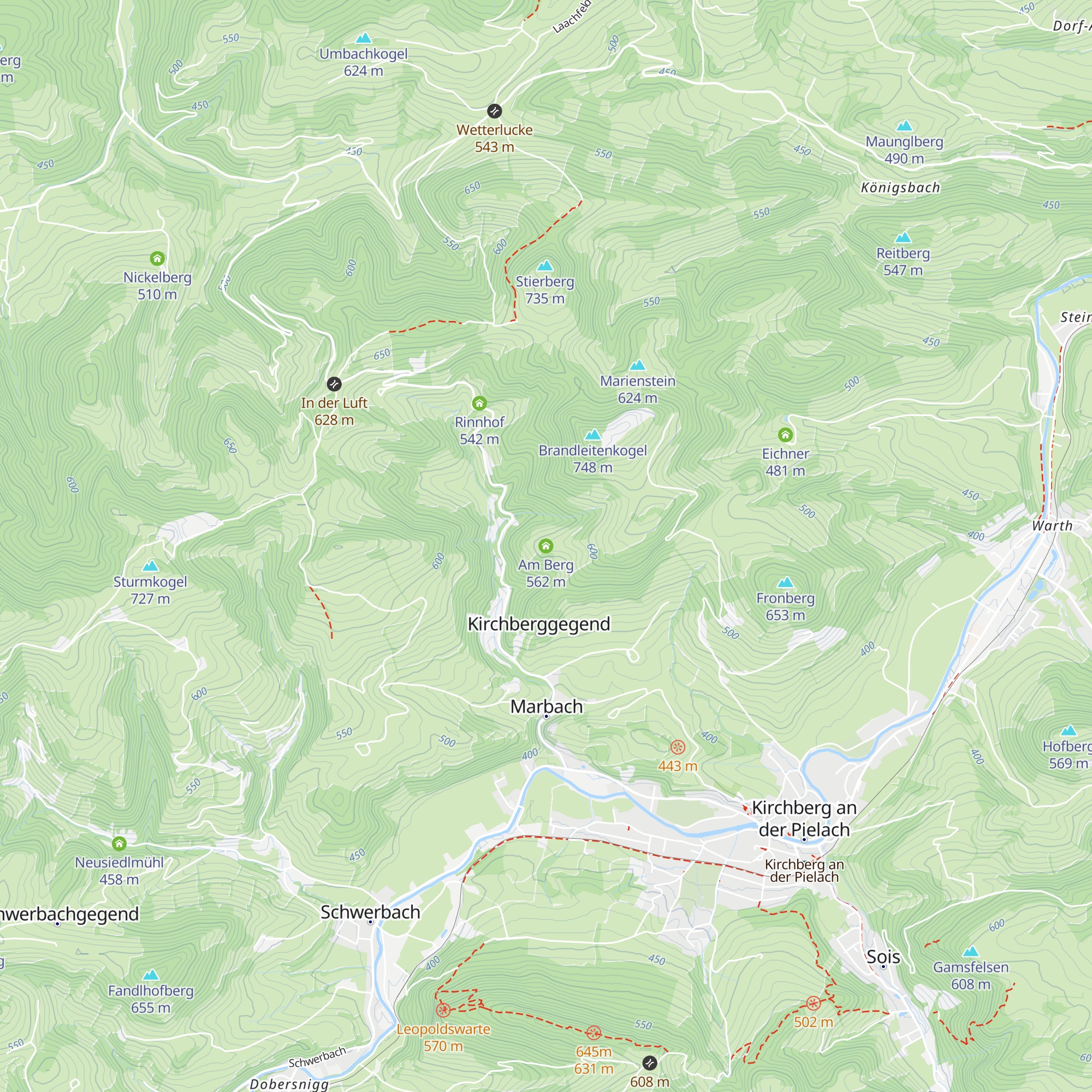 Am Berg map