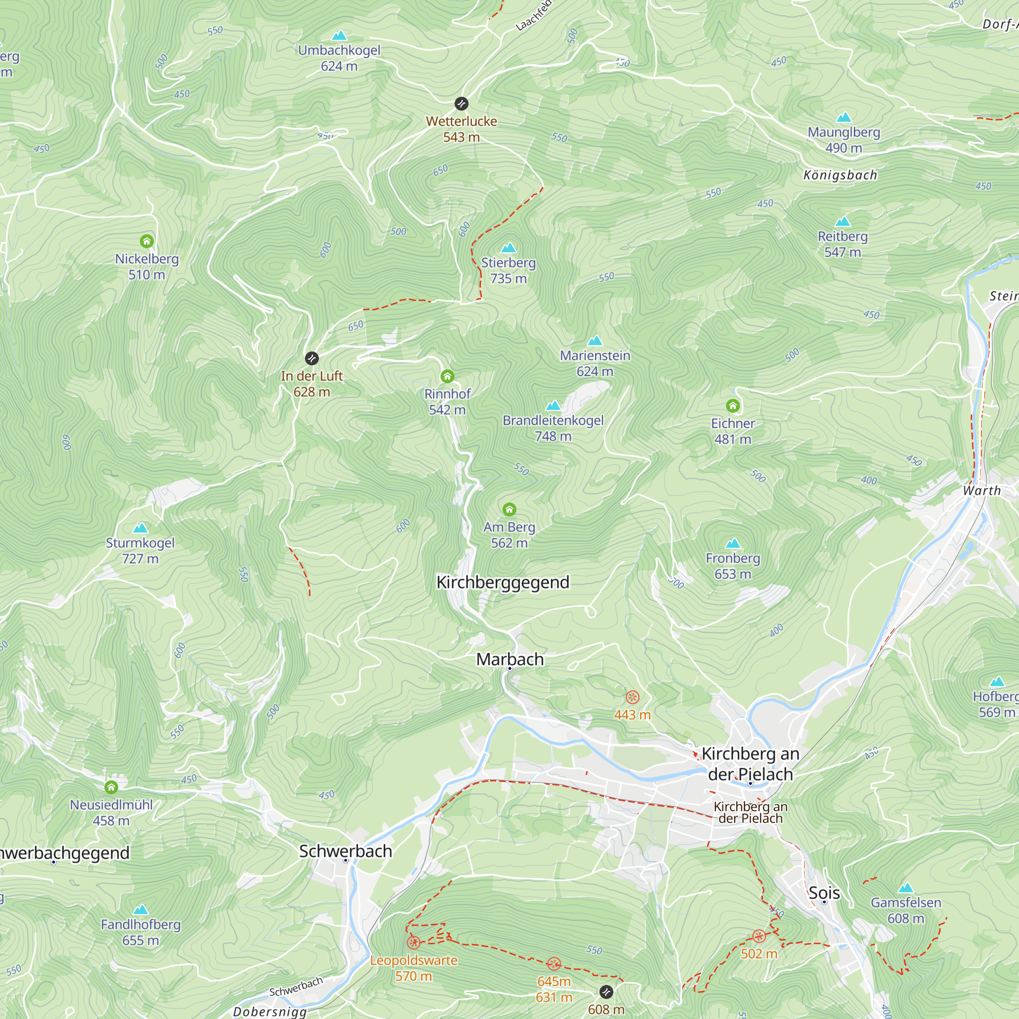 Am Berg map