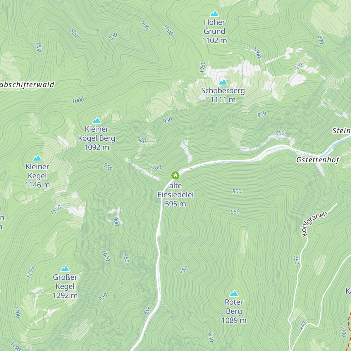 alte Einsiedelei map