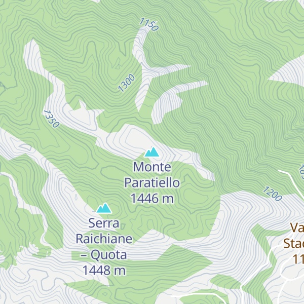 Map of Monte Paratiello