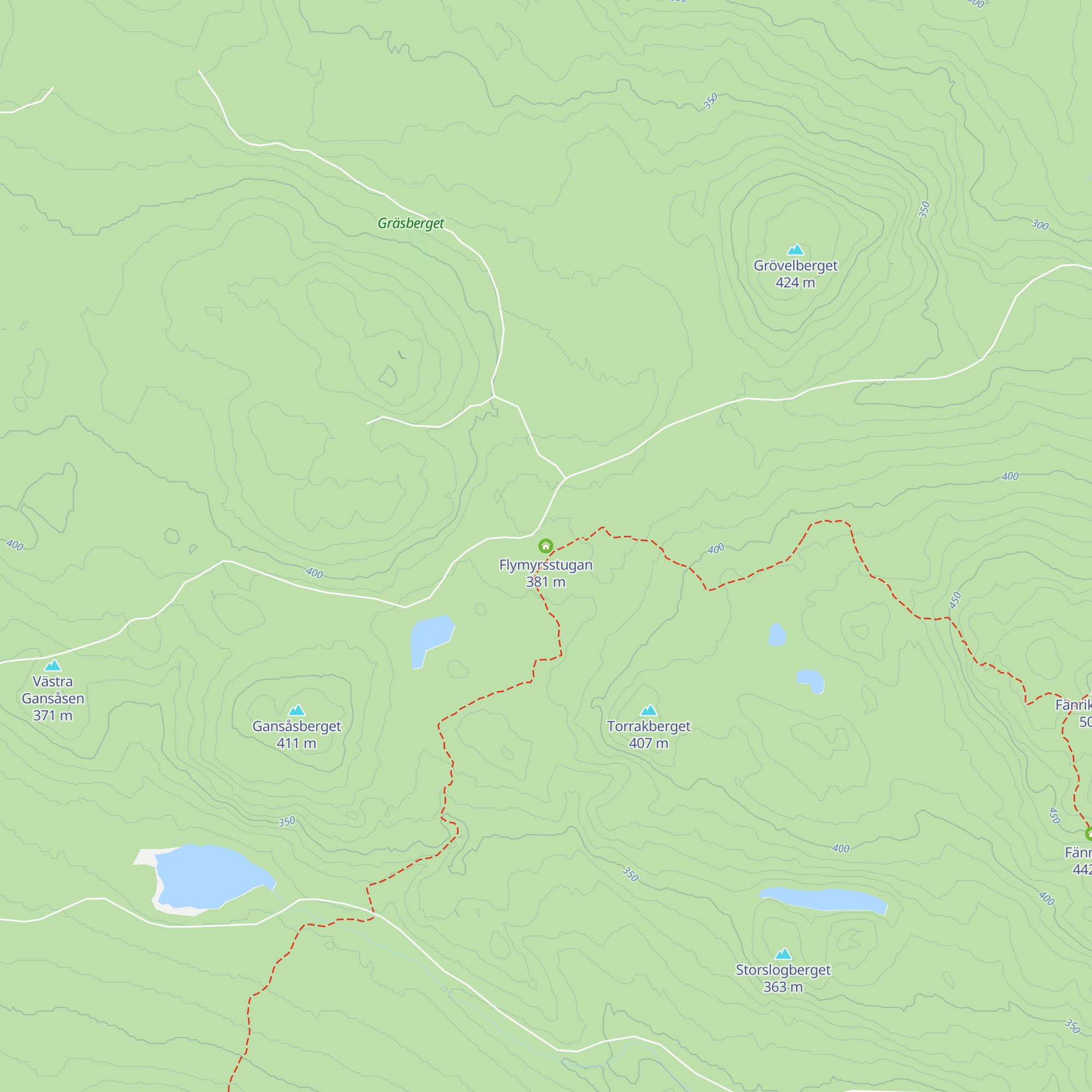Flymyrsstugan map
