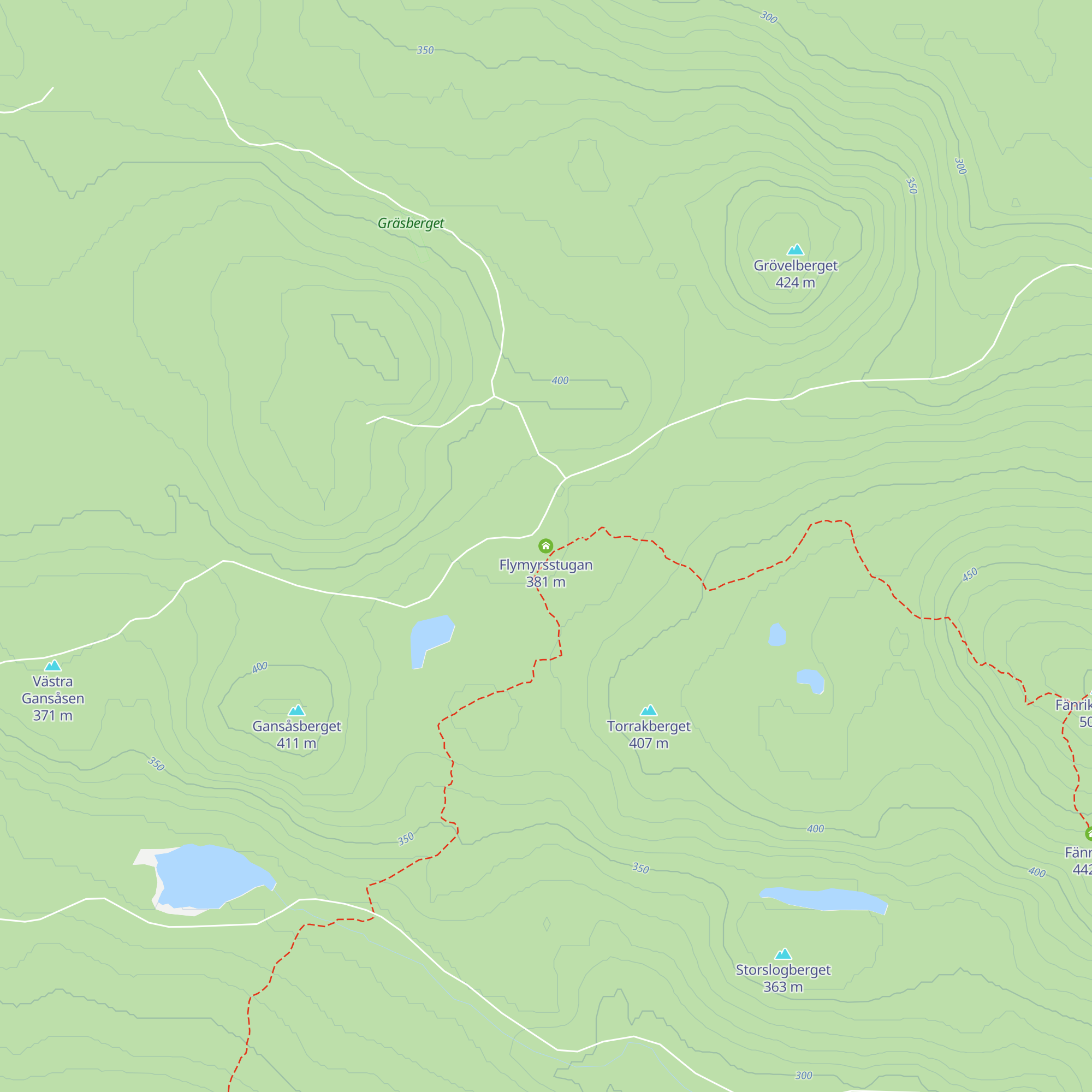 Flymyrsstugan map
