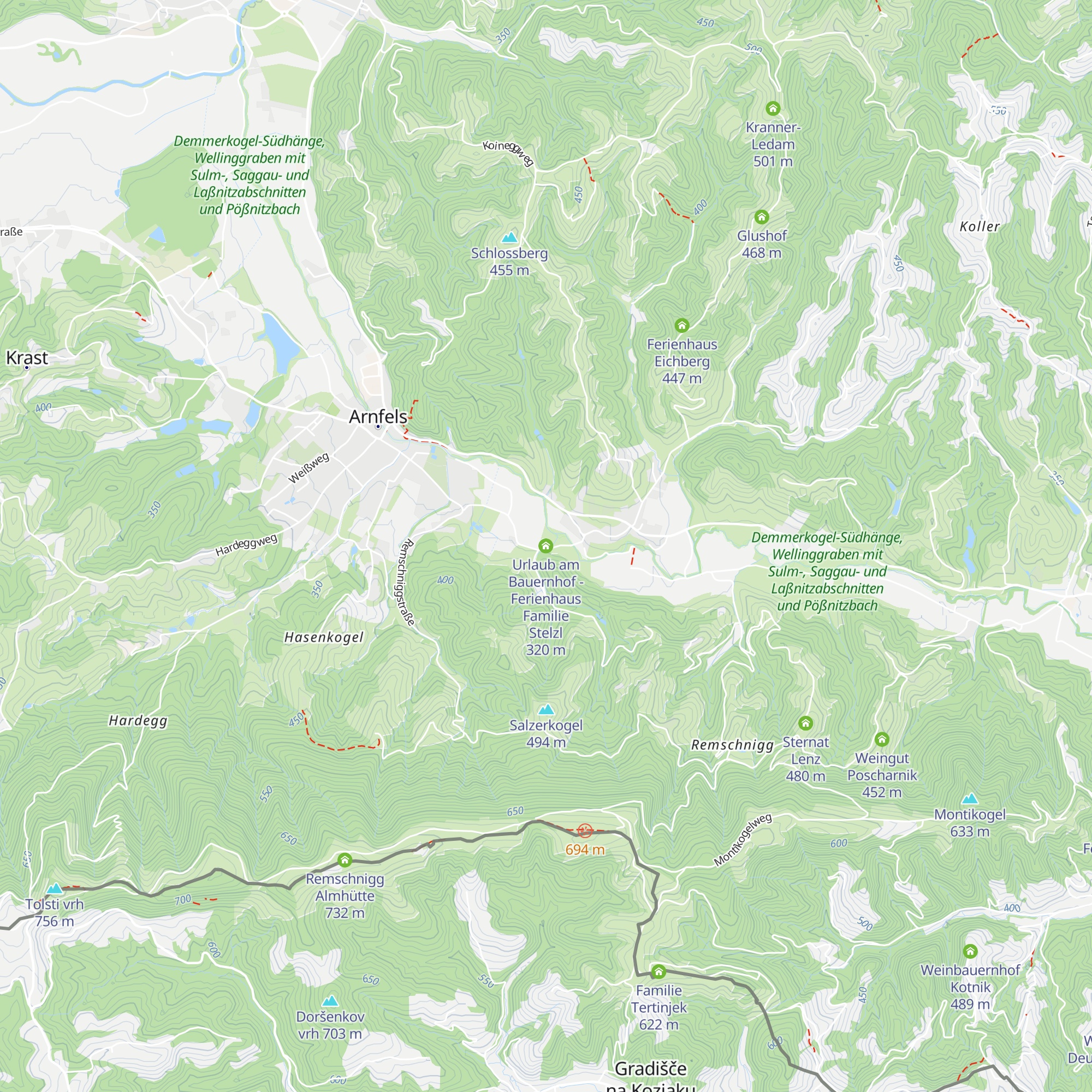 Urlaub am Bauernhof - Ferienhaus Familie Stelzl map